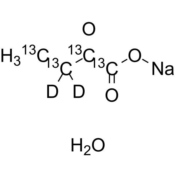 Sodium 2-oxobutanoate-13C4,d2 hydrate 1049736-26-6